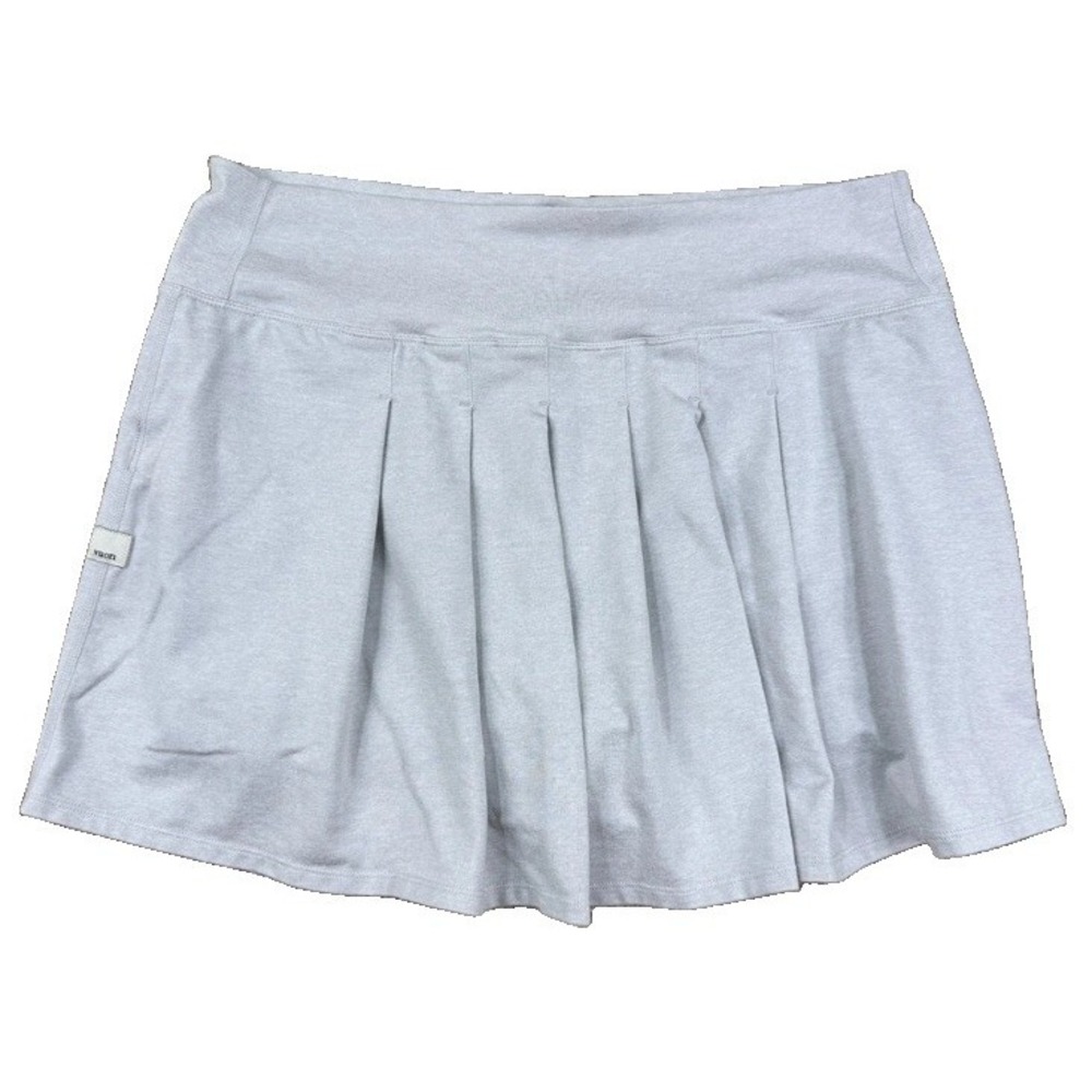 Vuori Halo Performance Skirt Womens XL Salt Gray Tennis Skort Stretch Pickleball